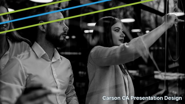 Professional presentation design services for Carson, CA