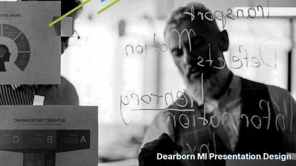 Professional presentation design services for Dearborn, MI