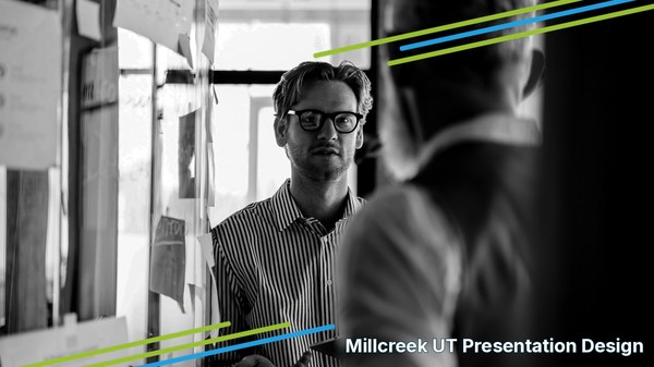Professional presentation design services for Millcreek, UT