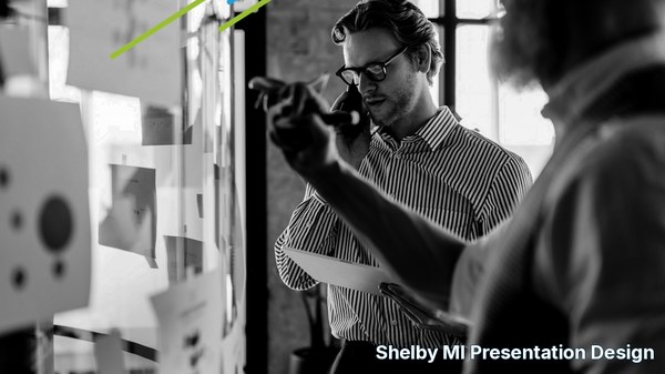 Professional presentation design services for Shelby, MI