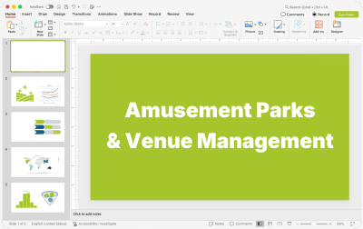 Amusement Parks & Venue Management Presentations