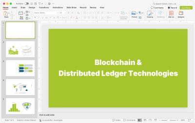 Blockchain & Distributed Ledger Technologies Presentations