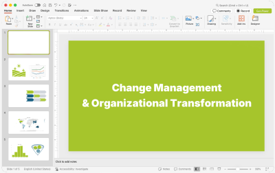 Change Management & Organizational Transformation Presentations