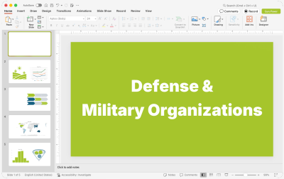 Defense & Military Organizations Presentations