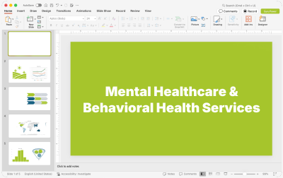 Mental Healthcare & Behavioral Health Services Presentations