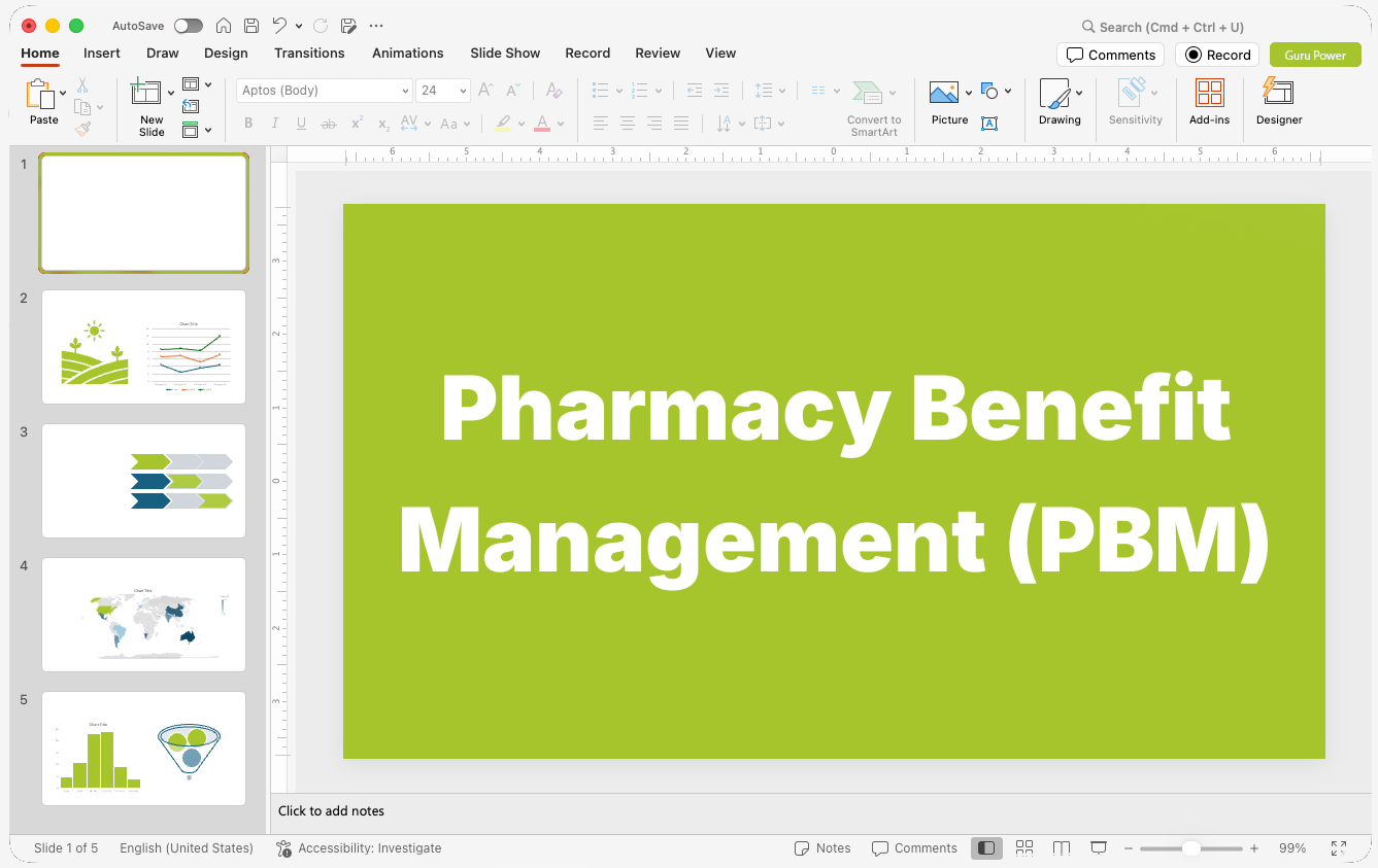 Pharmacy Benefit Management (PBM) Presentations