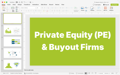 Private Equity (PE) & Buyout Firms Presentations
