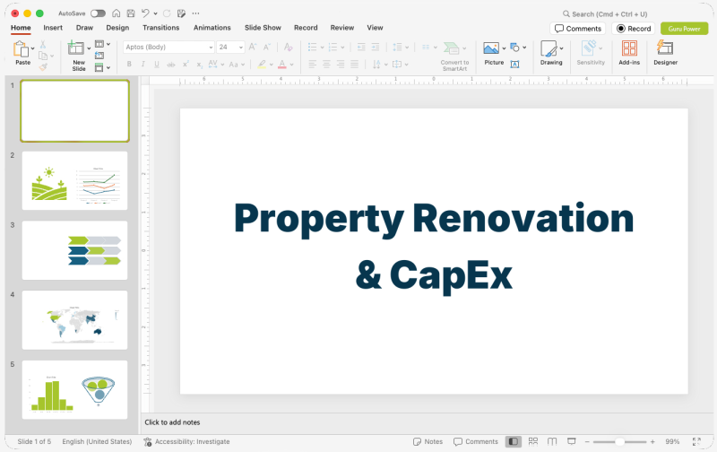 Property Renovation & CapEx Proposal