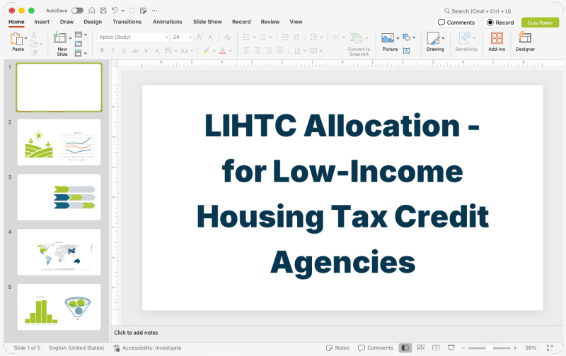 LIHTC Allocation Pitch-Deck for Low-Income Housing Tax Credit Agencies