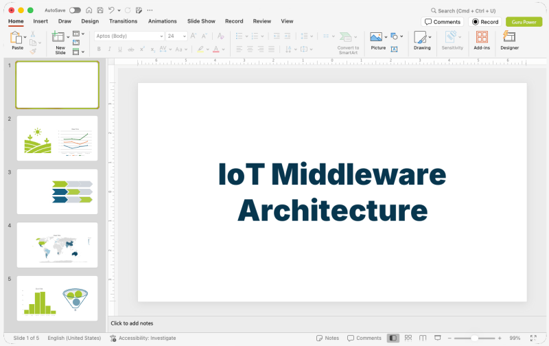 IoT Middleware Architecture Pitch-Deck