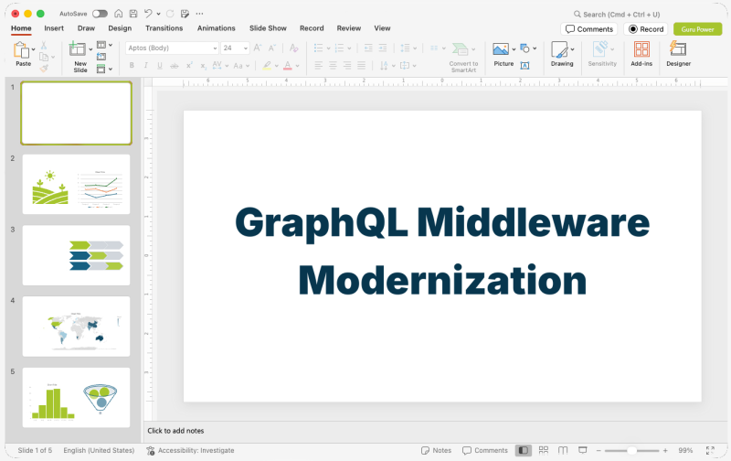 GraphQL Middleware Modernization Presentation