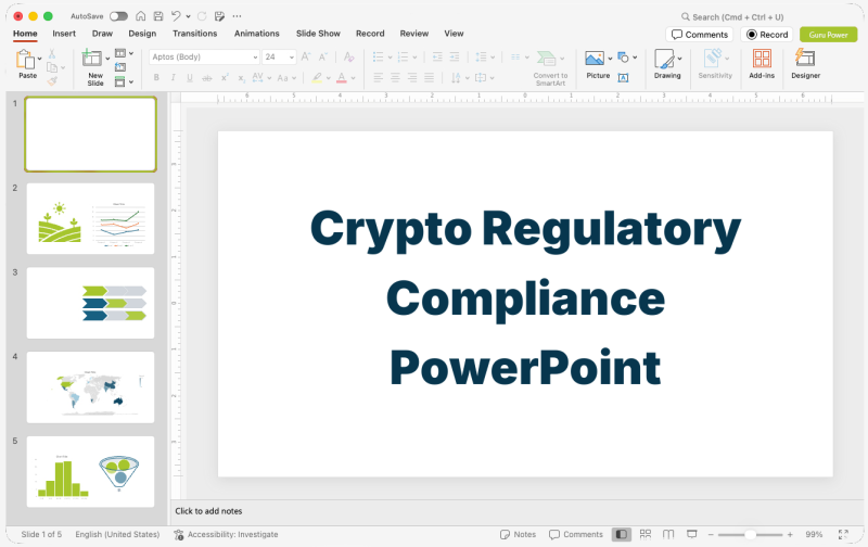Crypto Regulatory Compliance PowerPoint
