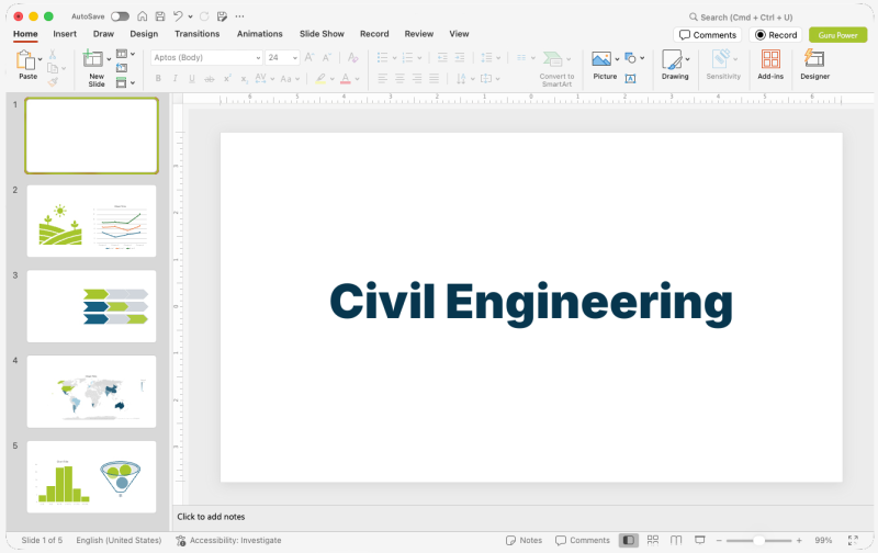 Civil Engineering Proposal Presentation