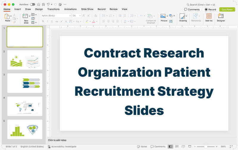 Contract Research Organization Patient Recruitment Strategy Slides