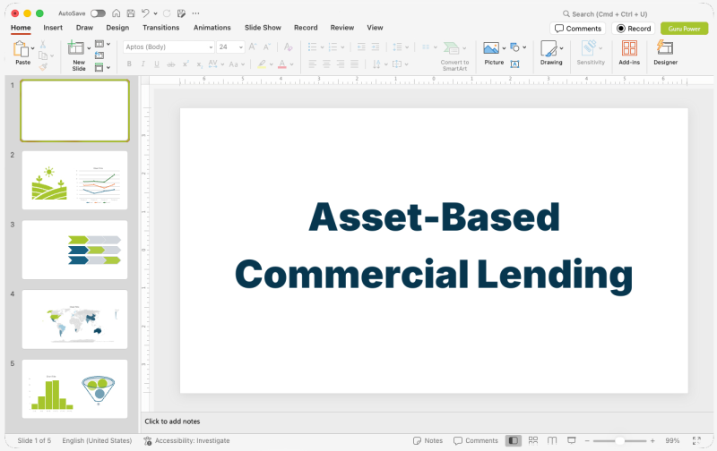 Asset-Based Commercial Lending Pitch-Deck