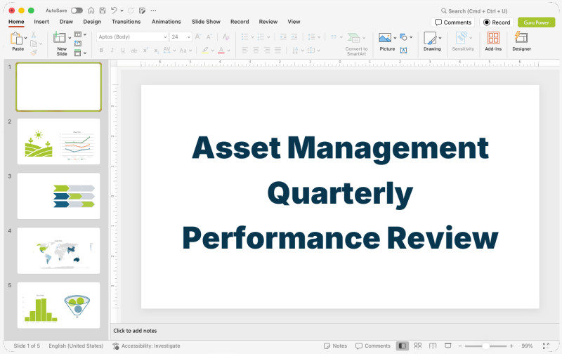 Asset Management Quarterly Performance Review