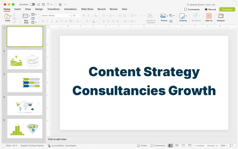 Content Strategy Consultancies Growth Presentation