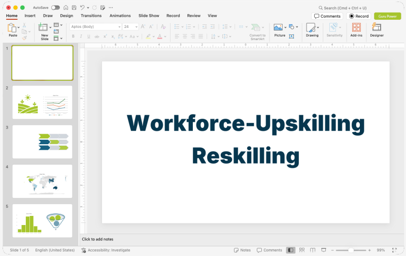Workforce-Upskilling Reskilling Pitch-Deck