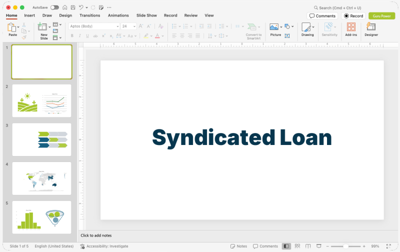 Syndicated Loan Pitch-Deck