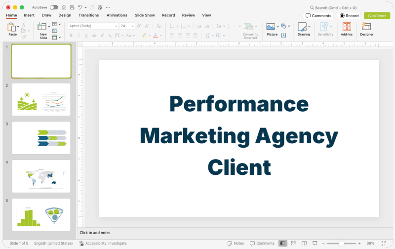 Performance Marketing Agency Client Pitch-Deck