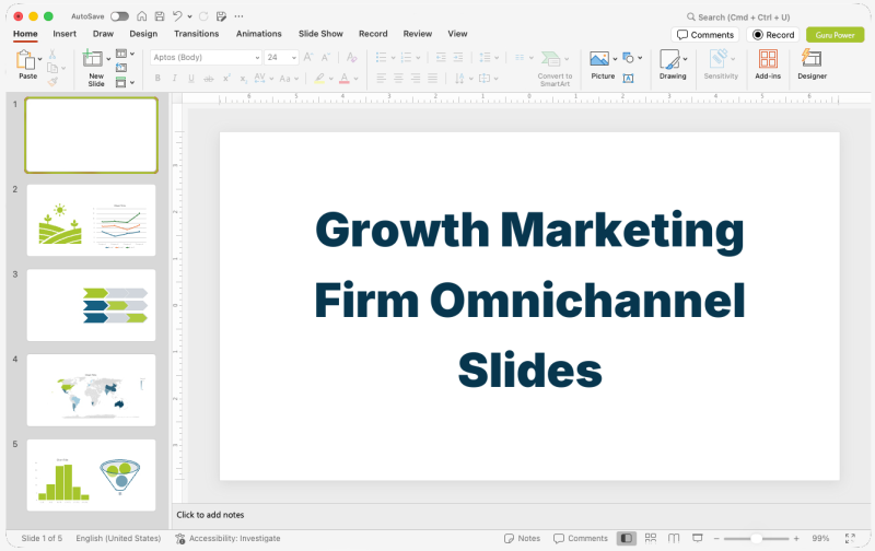 Growth Marketing Firm Omnichannel Proposal Slides