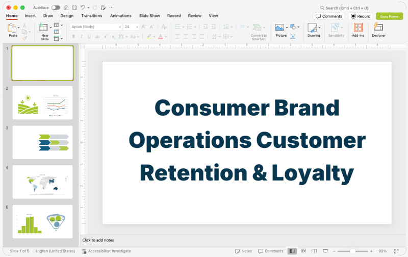 Consumer Brand Operations Customer Retention & Loyalty Pitch-Deck