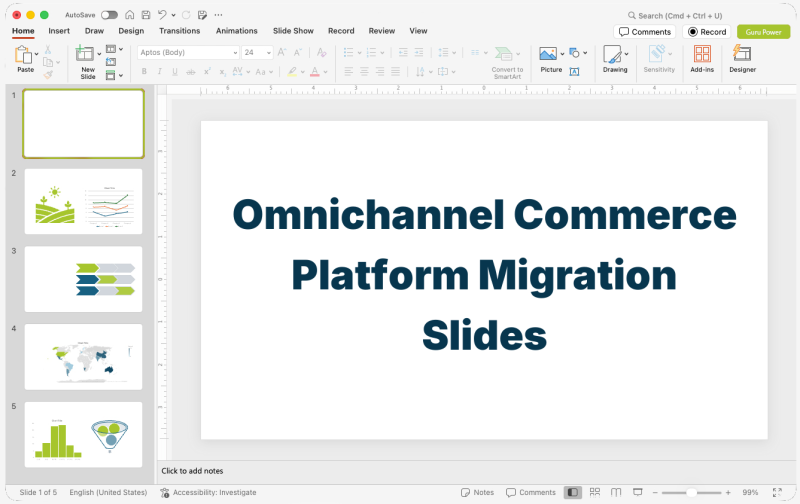 Omnichannel Commerce Platform Migration Slides