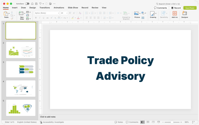 Trade Policy Advisory Presentation