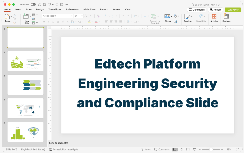 Edtech Platform Engineering Security and Compliance Slide Deck