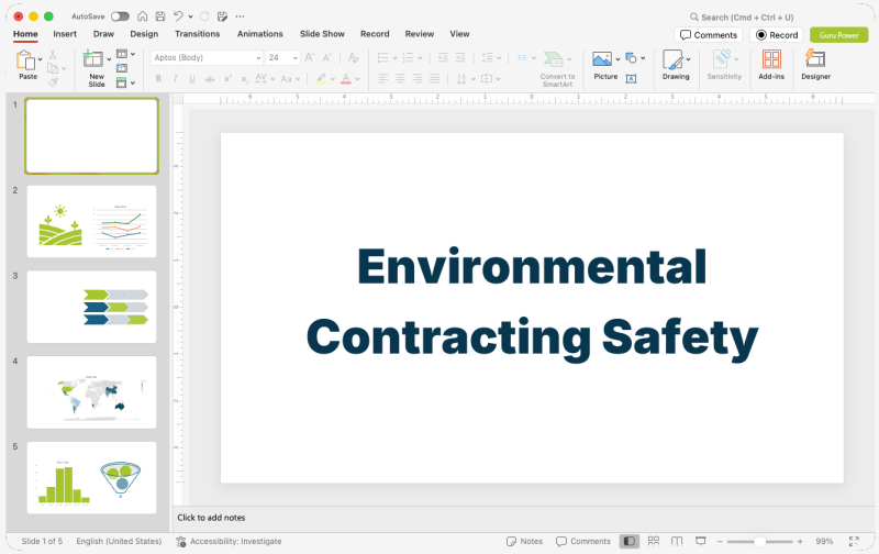 Environmental Contracting Safety Presentation