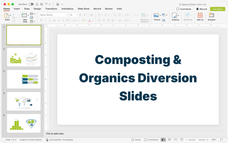 Composting & Organics Diversion Slides