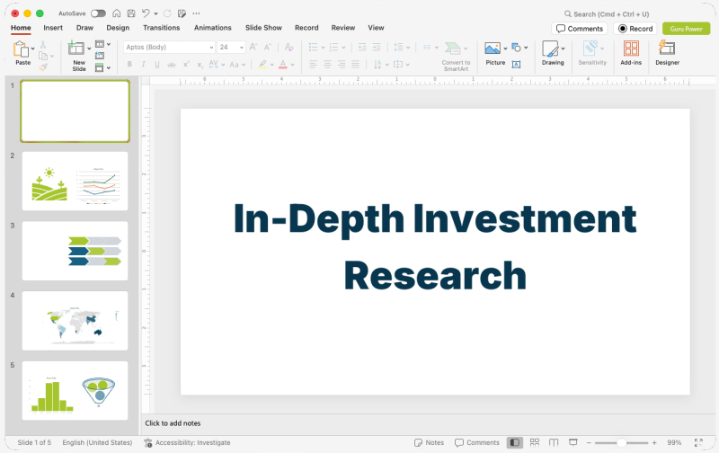 In-Depth Investment Research Pitch-Deck