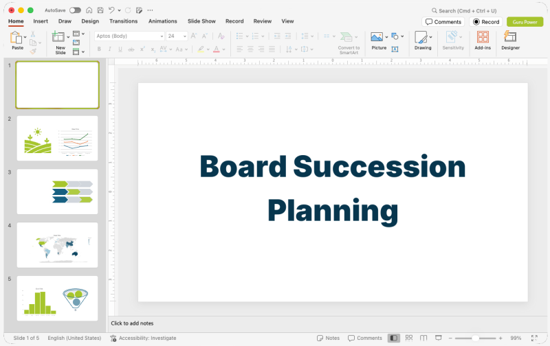 Board Succession Planning Presentation