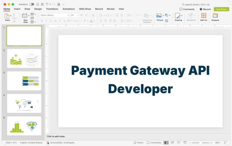 Payment Gateway API Developer Presentation