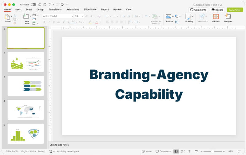 Branding-Agency Capability Deck