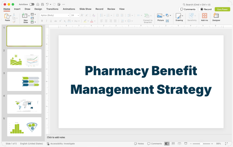Pharmacy Benefit Management Strategy Deck