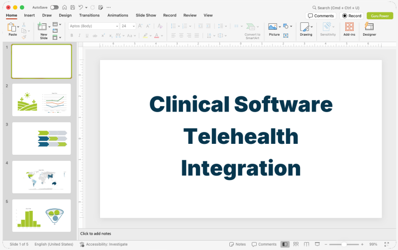 Clinical Software Telehealth Integration Presentation