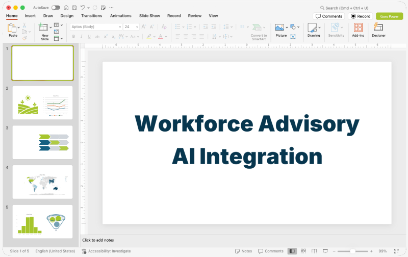 Workforce Advisory AI Integration Pitch-Deck