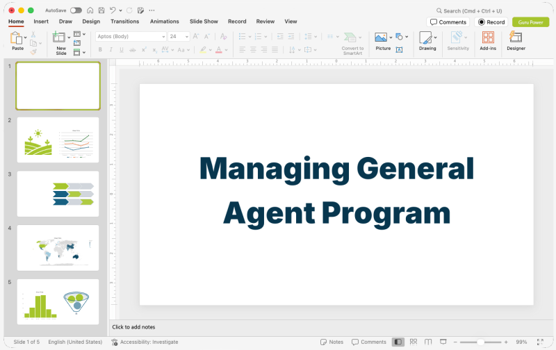 Managing General Agent Program Pitch-Deck