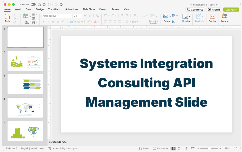 Systems Integration Consulting API Management Slide-Deck