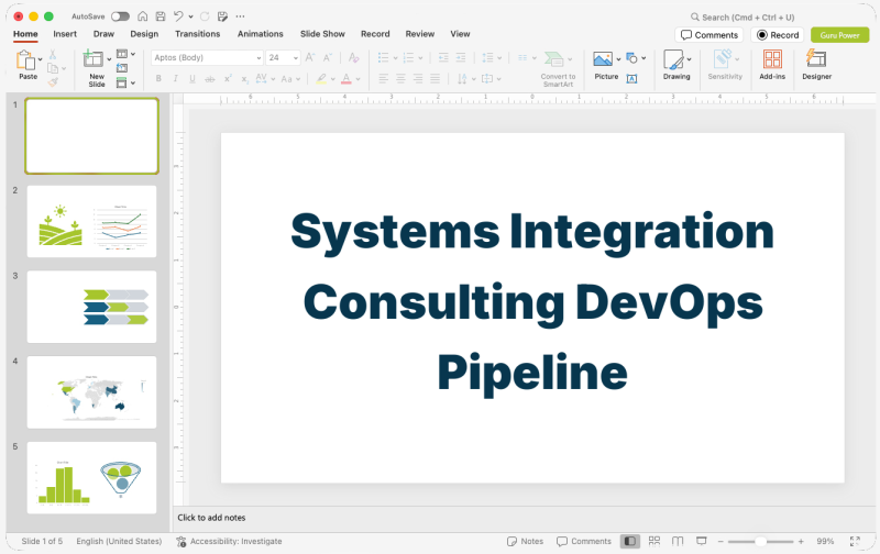 Systems Integration Consulting DevOps Pipeline Pitch-Deck
