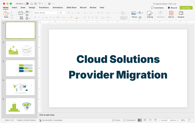 Cloud Solutions Provider Migration Pitch-Deck