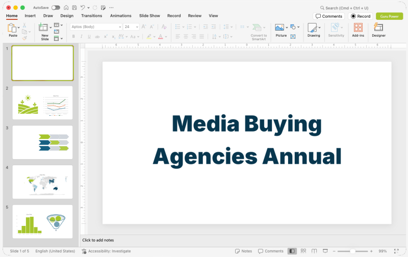 Media Buying Agencies Annual Pitch-Deck