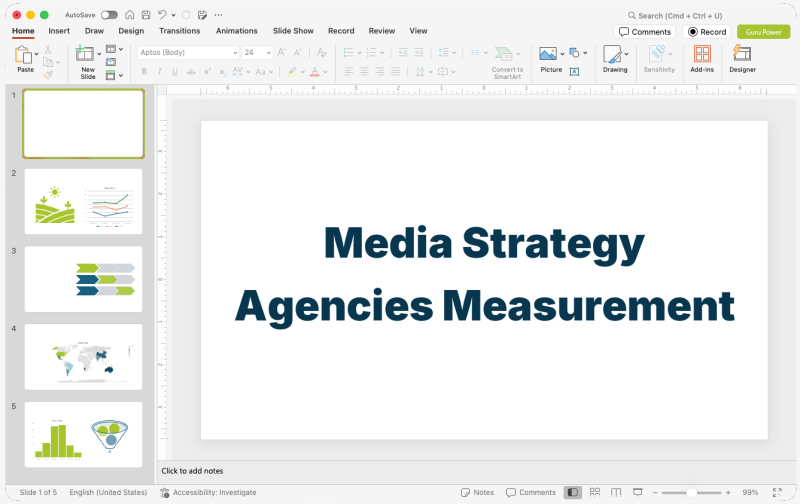 Media Strategy Agencies Measurement Pitch-Deck