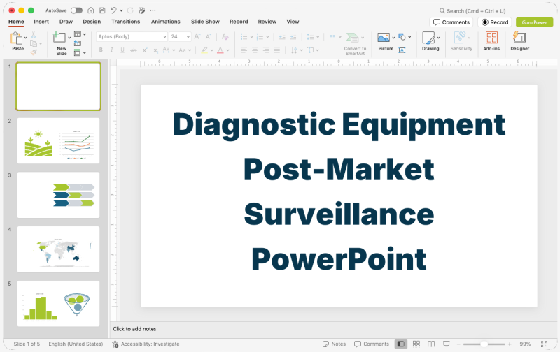 Diagnostic Equipment Post-Market Surveillance PowerPoint