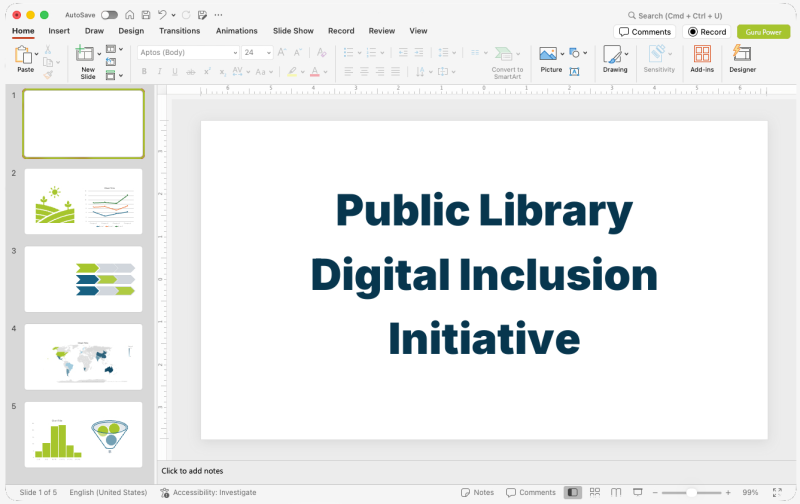 Public Library Digital Inclusion Initiative Pitch-Deck