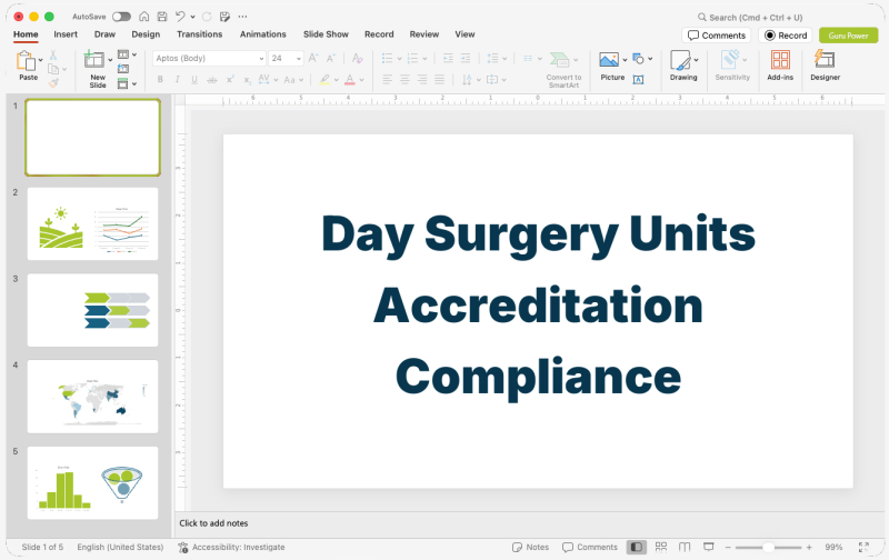 Day Surgery Units Accreditation Compliance Presentation