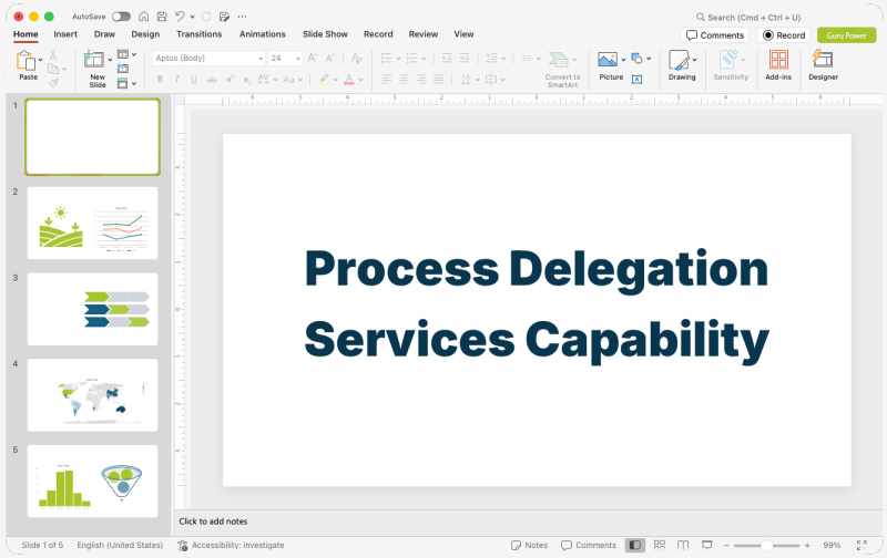 Process Delegation Services Capability Pitch-Deck