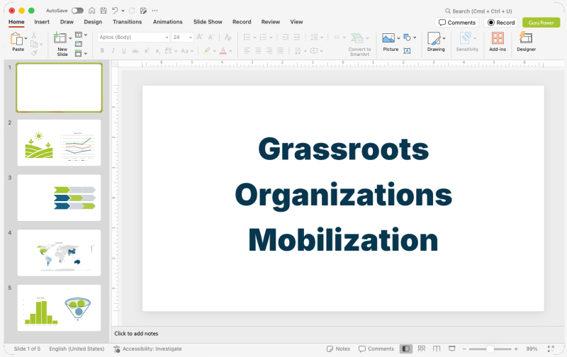 Grassroots Organizations Mobilization Pitch-Deck