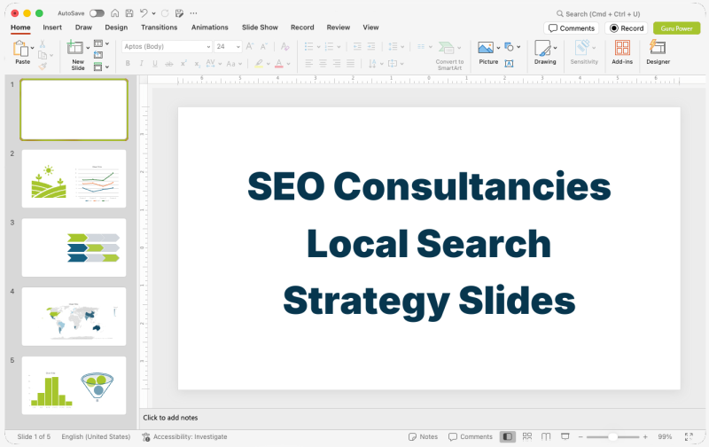 SEO Consultancies Local Search Strategy Slides